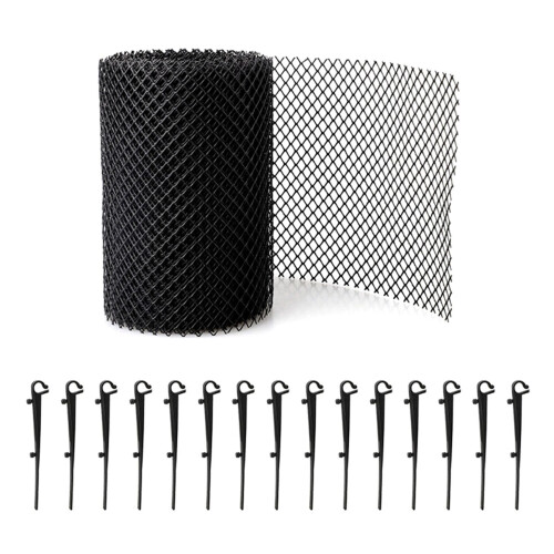 2X Mesh Gutter Guard Leaf Protection Mat Guttering Block Leaves Prevent Clogging Garden Protection Net 1