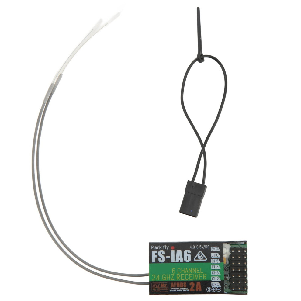 Fs Ia6 6 Channel 2.4Ghz Rc Receiver With Dual Antenna Connectivity And Stable Signal Transmission 9330225055723