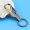 Men's Simple Metal Keychain Black 3