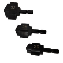 HSS Ti Coated Pipe Reaming Drill Bits 3Pcs 1/4in Hex for PPR Plastic Fittings