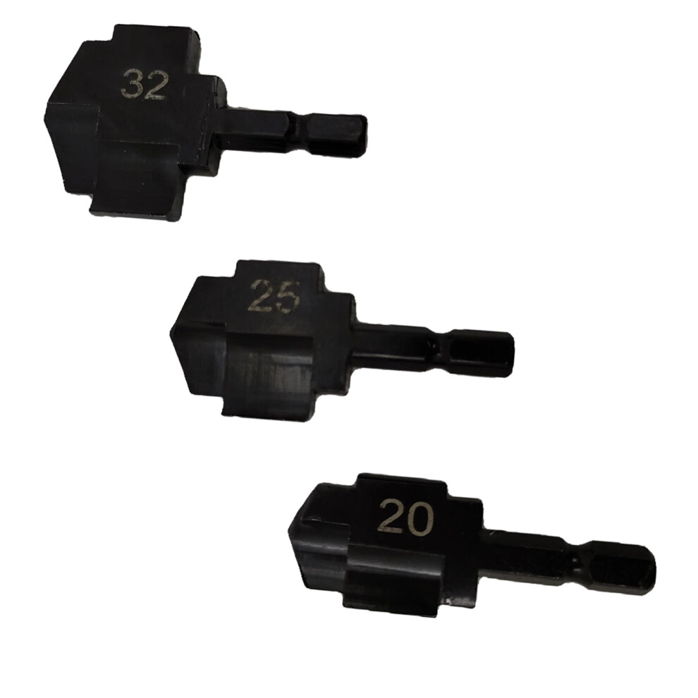 Hss Ti Coated Pipe Reaming Drill Bits 3Pcs 1/4In Hex For Ppr Plastic Fittings 7891390835487