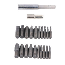 22PCS High Speed Steel Broken Bolt Remover Kit for Automotive & Mechanical Repairs
