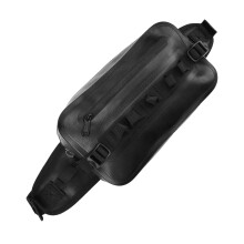Water-Resistant TPU Fishing Waist Pack Bag Large Capacity for Outdoor Black