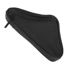 Water-Resistant Bike Top Tube Bag 2.5L Large Capacity Front Frame Pouch Black