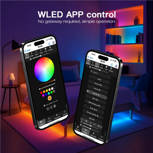2X GLEDOPTO Addressable Digital Light Strip Controller with Ethernet Interface ESP32 WLED Controller for WS2811/SK6812 2