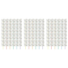 144 Pcs DIY Pinwheels White Blank Paper Pinwheels Color Your Own Pinwheels for Kids Summer Activity Arts