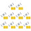 20 Pezzi LSM6DSV + Modulo QMC6309 per Tracker SlimeVR e per Tracker Slime Smol, Modulo Sostitutivo ICM-45686 + Modulo QMC6309 10