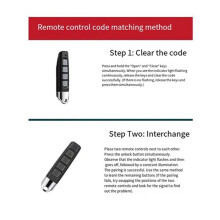 20pcs 433MHz Remote Control Compact Wireless Duplicator for Garage Doors Gates Systems Universal Compatibility Black