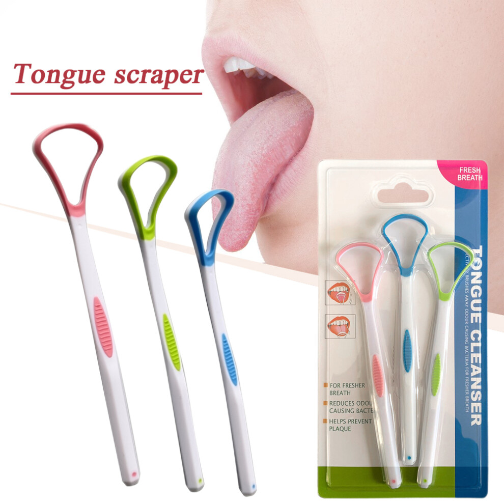 Phui-Pet-Supplies 3Pcs Tongue Scraper For Fresh Breath