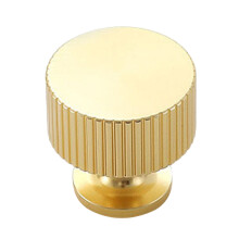 (306) Brass Cabinet Knobs - Decorative Drawer Pulls