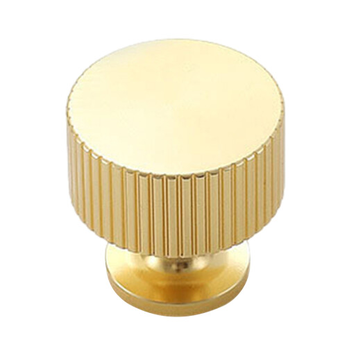(306) Brass Cabinet Knobs - Decorative Drawer Pulls