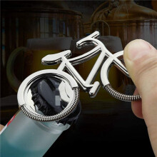 80Pcs/Lot Metal Beer Bottle Opener Cute Bike Bicycle Keychain Key Rings for Bottle Openers Gift for Cycling
