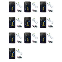 10X 8 Slots 13.56MHZ/125KHZ ChameleonU Contactless Smartcard Emulator Compliant to NFC Tool for RFID System