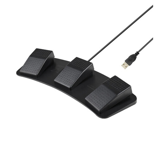 2X FS23-PM USB Triple Foot  Multifunctional Customize Foot Pedal Mechanical 2