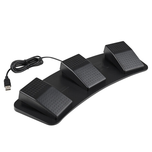 2X FS23-PM USB Triple Foot  Multifunctional Customize Foot Pedal Mechanical