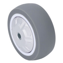 5 Inch TPR Rubber Wheel 200KG Load for Cart Trolley Quiet Shock Absorbing