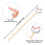 1000Pieces Baseball Decorative Bamboo Cocktail Picks Decorative Fruit Toothpicks 4