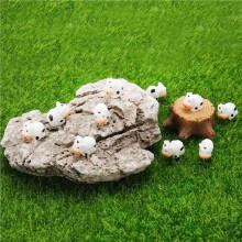 40 Stück -Kuh-Figuren, Kunstharz-Kuh, Miniatur-Tierfiguren, Feengarten, Miniatur-Moos-Landschaft, DIY-Kunsthandwerk