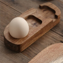 Houten Eierhouder - Eierdopjehouder, Ideaal voor Keuken en Eetkamer