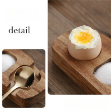 Wooden Egg Tray -Egg Cup Holder, Ideal for Kitchen & Dining