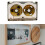 4X 55 Minute Blank Tape Disk Double-Sided Metal Small Open Disk Blank Cassette Tape Tape Disk, E 3