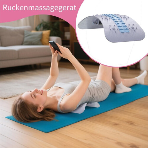 Back Stretchers Adjustable Back Stretcher Massager Waist Support Relieving Board Back Support for Workout Recovery 2