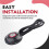 Desktop Computer  Button with Dual USB  and Audio PC External Start Button 165cm Cable 7