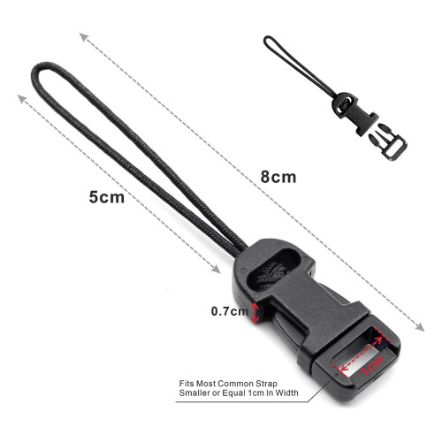 16 Pcs Quick Release Camera Strap QD Loops Connector Adapter Camera Quick Release Clip for Digital Cameras, Binoculars 1