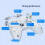 Wireless  Game Controllers Tri Mode Gamepad Hall-Effect Linear Joystick 1000Hz Gamepads with Base 5