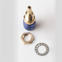 10Pcs 6mm Water Cooled Air Cooled Gas Water Adapter Quick Connector Fitting for MIG TIG Welding Torch Plug, +Red