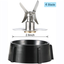 Ersättningsdel för Blender 5St Blad & 5St Blenderburkbas & 10St Packningstätningar & 5St Fyrkantsdrivning