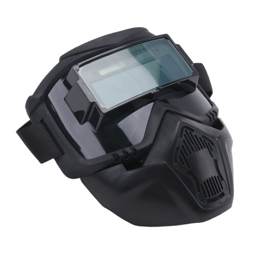 2X Auto Darkening Welding Glasses Adjustable Band Detachable  Mask Impact Split Type Face Protector 2