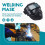 2X Auto Darkening Welding Glasses Adjustable Band Detachable  Mask Impact Split Type Face Protector 10