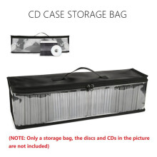 3X CD-Opbergtas Transparante TPU-Stofdichte Opbergtas Thuis DVD-Schijf Draagbare Tas Dozen Album Game Disc-Opbergdoos