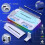 For PS5 Slim PRO Game Console Optical Drive Version and Digital Version Multi-Function Cooling Base Controller Black 6