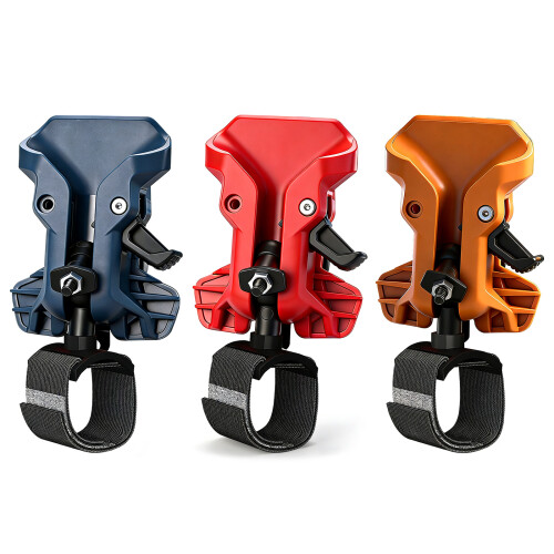 Drill Holder Belt Clip Locking Power Tool Holder-red and gray 1