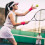 Tennis Equipment Wall Organizer Iron Parallel Rack Display Stand 4