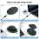2X Undetectable Mouse Mover Pad Device Automatic Mouse Wiggler Shaker to Keep Mouse Moving Work Home 8