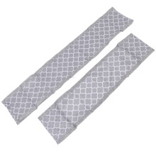 Breathable Mesh Baby Bed Bumper Set 340x30cm & 160x30cm, Gray