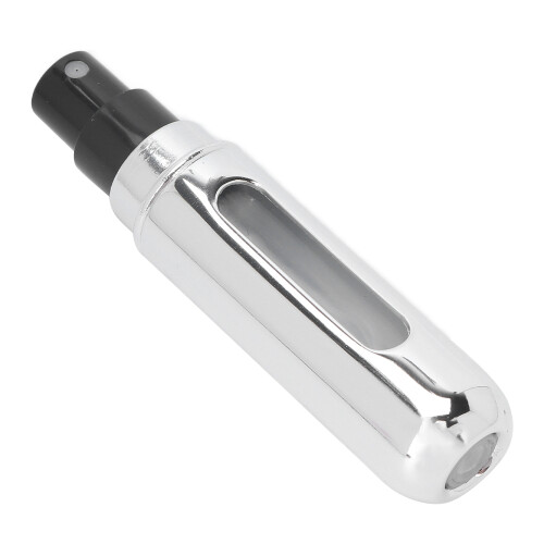 Mini Refillable Aluminum Perfume Atomizer 5ml Silver Scent Pump 2