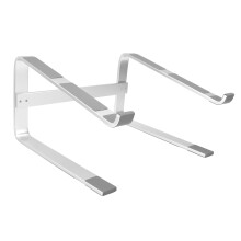 Ergonomischer Aluminium-Laptop-Ständer Silber 26x24x15cm für Home Office