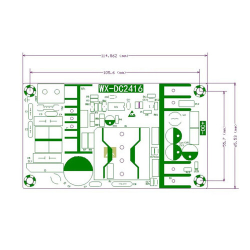 2X 150W Switching Power Supply Module 24V 6A  Power Modules High Power for Industrial Use 2