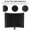 3-Panel Sound Absorbing Microphone Isolation Screen with Stand, Black 6