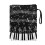 Zippered Book Cover with Pocket – 300D Polyester, 1 pc 2