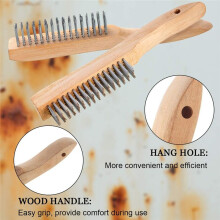 10 Inch Scratch Wire Brush Slag Removal Tool,8 Inch Welding Plier Plier and 10 Inch Welding Chipping Hammer for Cleaning