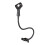 Flexible Microphone Stand 30cm Telescopic Hose Support Gooseneck Desktop Mount 3
