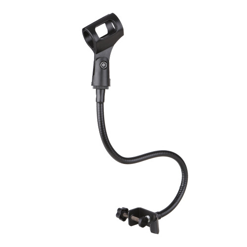Flexible Microphone Stand 30cm Telescopic Hose Support Gooseneck Desktop Mount 2