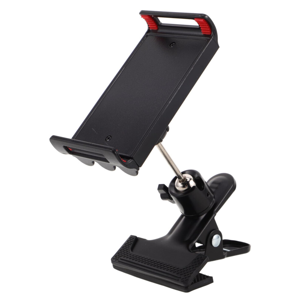 Adjustable Phone And Tablet Holder With Secure Clamp Base For Desk, Live Streaming And Office Use 9092120234497