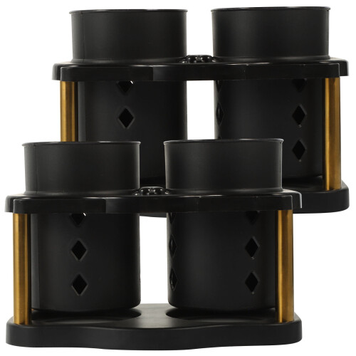 2-Pack Kitchen Utensil Holders for Countertop, Elegant Style Organizer for Cooking Tools 2