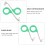 Tool Steel Ring Cutter 2Pcs Green 7